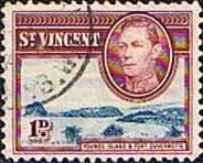 St Vincent 1938 King George VI SG 150 Fine Used