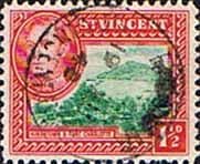 St Vincent 1938 King George VI SG 151 Fine Used