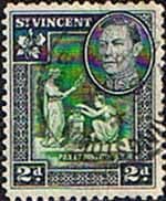 St Vincent 1938 King George VI SG 152 Fine Used