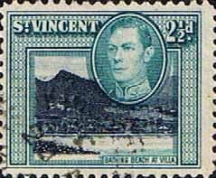 St Vincent 1938 King George VI SG 153 Fine Used