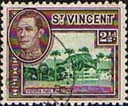 St Vincent 1938 King George VI SG 153a Fine Used