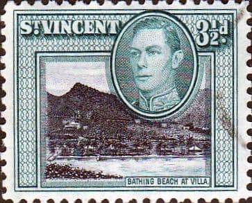 St Vincent 1938 King George VI SG 154a Fine Used