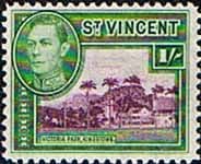 St Vincent 1938 King George VI SG 156 Fine Mint