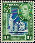 St Vincent 1949 King George VI SG 164 Fine Mint