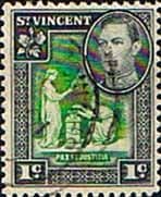 St Vincent 1949 King George VI SG 164a Fine Used