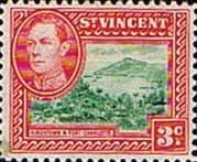 St Vincent 1949 King George VI SG 166 Fine Mint