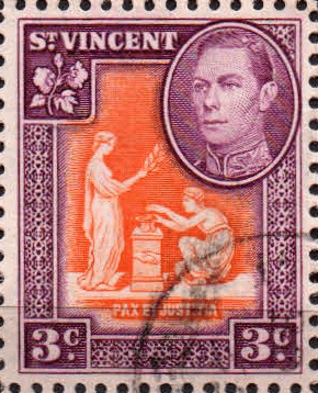 St Vincent 1949 King George VI SG 166a Fine Used