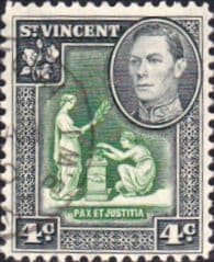 St Vincent 1949 King George VI SG 167 Fine Used