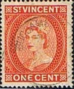St Vincent 1955 Queen Elizabeth II SG 189 Fine Used