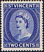 St Vincent 1955 Queen Elizabeth II SG 190 Fine Mint
