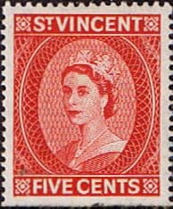 St Vincent 1955 Queen Elizabeth II SG 193 Fine Mint