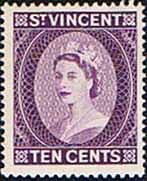 St Vincent 1955 Queen Elizabeth II SG 194 Fine Mint