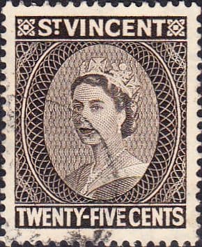 St Vincent 1955 Queen Elizabeth II SG 197 Fine Used