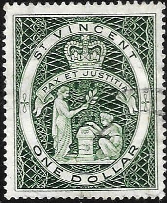 St Vincent 1955 Queen Elizabeth II SG 199 Fine Used