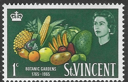 St Vincent 1965 Botanic Gardens SG 225 Fine Mint