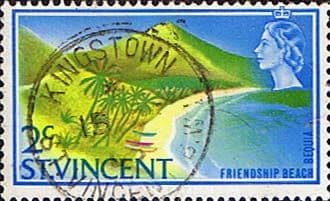 St Vincent 1965 SG 232 Friendship Beach Bequia Fine Used
