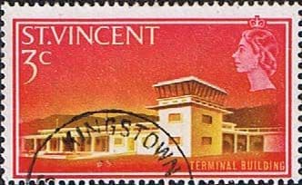 St Vincent 1965 SG 233 Amos Vale Airport Fine Used