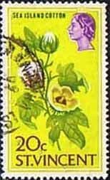 St Vincent 1965 SG 240 Sea Island Cotton Fine Used