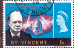 St Vincent 1966 Churchill SG 246 Fine Used