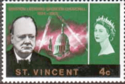 St Vincent 1966 Churchill SG 247 Fine Mint