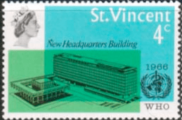 St Vincent 1966 World Health Organisation SG 252 Fine Mint