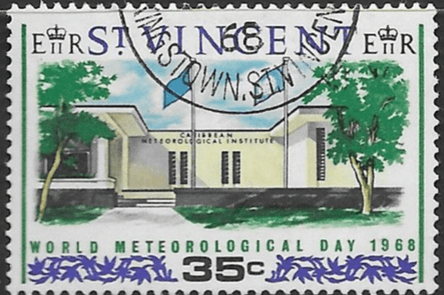 St Vincent 1968 World Meteorological Day SG 264 Fine Used