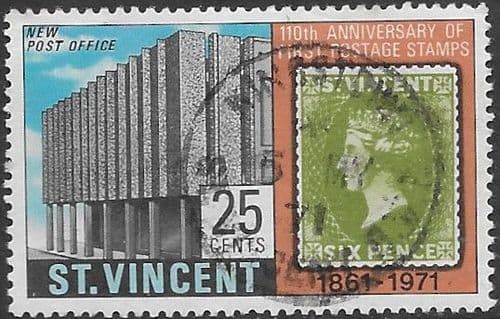 St Vincent 1971 First Stamps SG 320 Fine Used