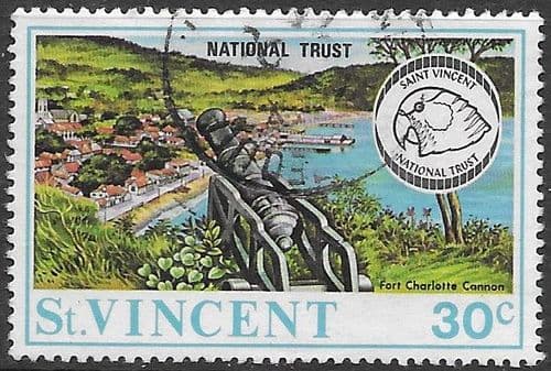 St Vincent 1971 National Trust SG 323 Fine Used