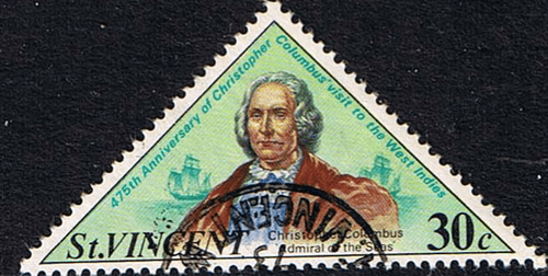 St Vincent 1973 Columbus SG 356 Fine Used