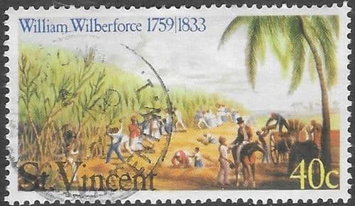 St Vincent 1973 William Wilberforce SG 370 Fine Used