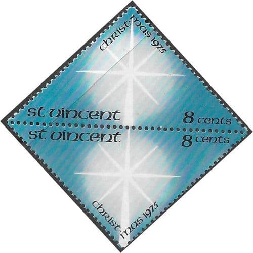 St Vincent 1975 Christmas SG 471A / 472A Fine Mint