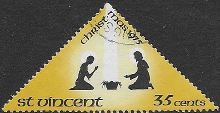 St Vincent 1975 Christmas SG 473A Fine Used