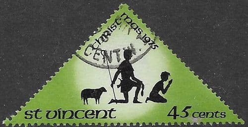 St Vincent 1975 Christmas SG 475A Fine Used