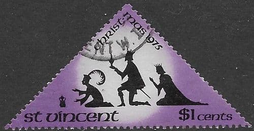 St Vincent 1975 Christmas SG 477A Fine Used