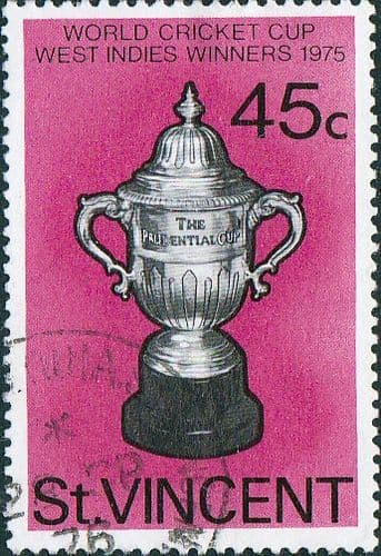 St Vincent 1976 West Indian Victory in World Cricket SG492 Fine Used