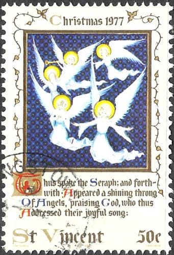 St Vincent 1977 Christmas SG 548 Fine Used