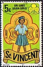 St Vincent 1977 Girl Guides SG 536 Fine Used