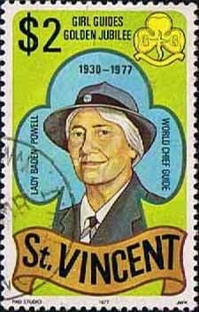 St Vincent 1977 Girl Guides SG 539 Fine Used