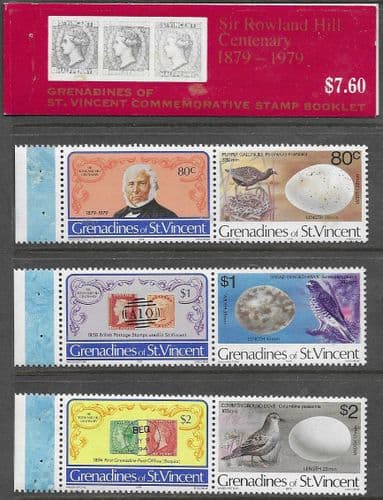 St Vincent 1979 Sir Rowland Hill Stamp Booklet SGB6 Fine Mint