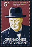 St Vincent Grenadines 1974 Churchill Centenary SG 53 Fine Used