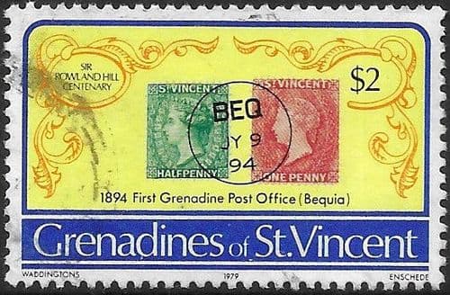 St Vincent Grenadines 1979 Rowland Hill SG 154 Fine Used