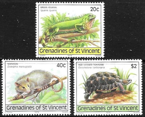 St Vincent Grenadines 1979 Wildlife Set Fine Mint