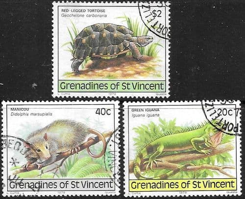 St Vincent Grenadines 1979 Wildlife Set Fine Used