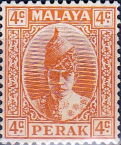 State of Perak 1938 Sultan Iskandar SG 107 Fine Mint