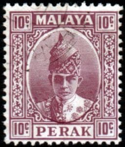 State of Perak 1938 Sultan Iskandar SG 112 Fine Used