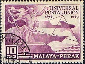 State of Perak 1949 Universal Postal Union SG 124 Fine Used
