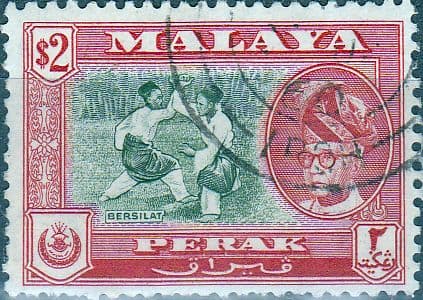 State of Perak 1957 SG 160a Bersilat Fine Used
