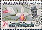 State of Perak 1965 Flowers Orchids SG 164 Fine Used