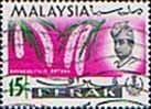 State of Perak 1965 Flowers Orchids SG 168 Fine Used