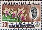 State of Perak 1965 Flowers Orchids SG 169 Fine Used